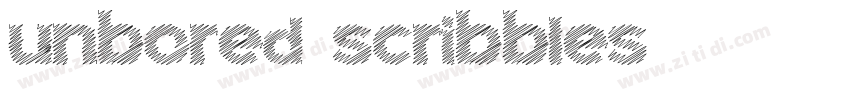 unbored scribbles字体转换